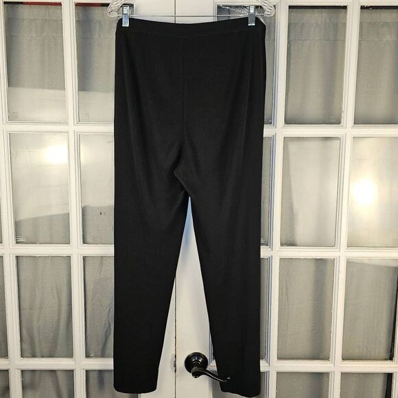 Ming Wang Womens Black Straight Leg Pants XL - Picture 2 of 5